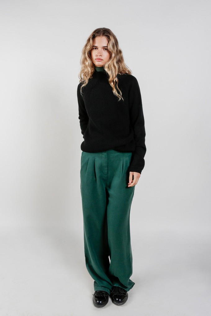 MIRA Tencel Linen Blend Trouser - Marine from KOMODO