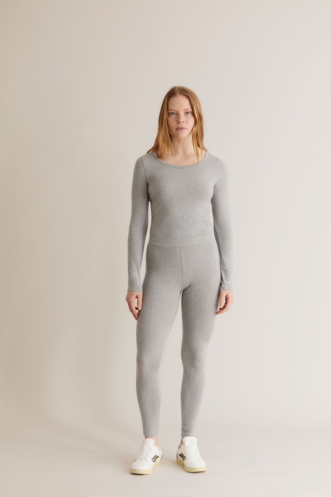 SYLVIE Legging - GOTS Organic Cotton Grey from KOMODO