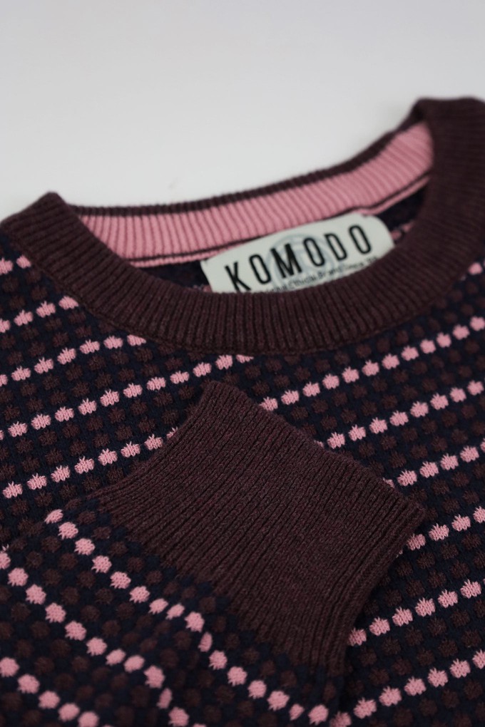 TINA - GOTS Organic Cotton Jumper Plum from KOMODO