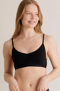 ANASTASIA Bra - GOTS Organic Cotton Black via KOMODO