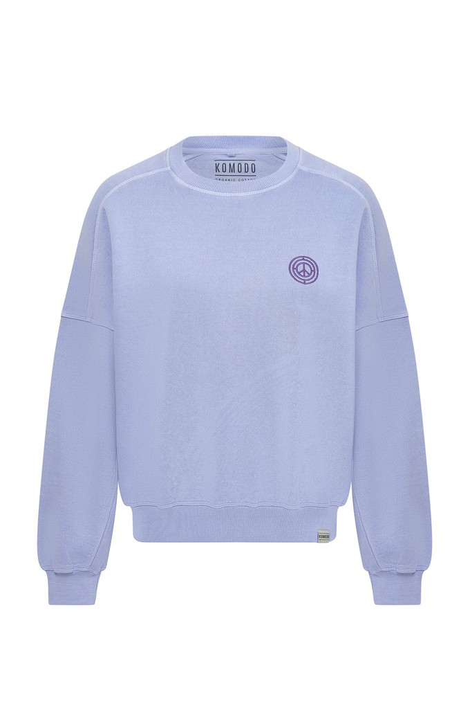 SURF Back Print Organic Cotton Sweatshirt - Lavender from KOMODO