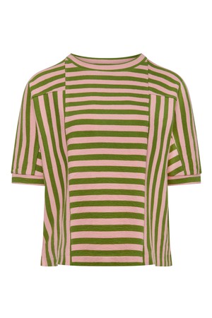 JUNIPER - Organic Cotton Top Pink Stripe from KOMODO