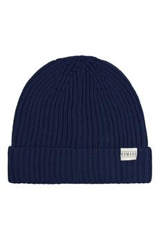 TOWN Organic Cotton Beenie Hat - Navy via KOMODO