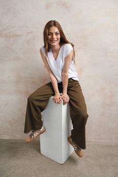 RANGER - Organic Cotton Trousers - Light Green via KOMODO