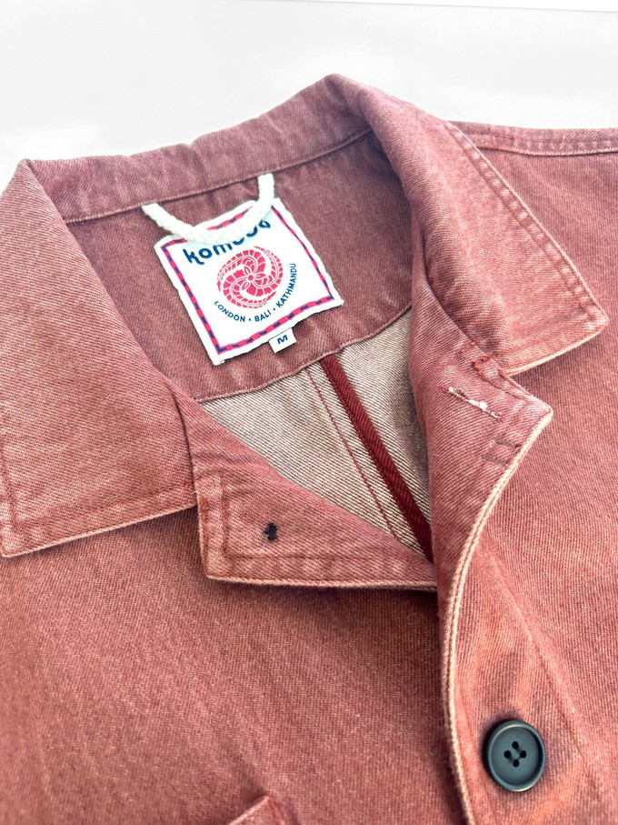 STANLEY Overshirt - Red Wash from KOMODO