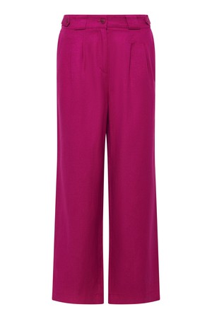 MIRA - Tencel Linen Trouser Fuschia Pink from KOMODO