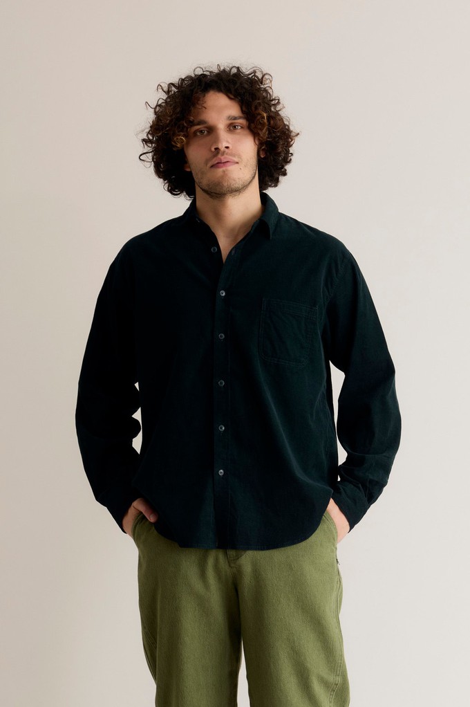 ABEL Organic Corduroy Shirt - Dark Marine from KOMODO