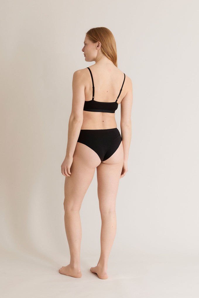 ODETTE Briefs - GOTS Organic Cotton Black from KOMODO