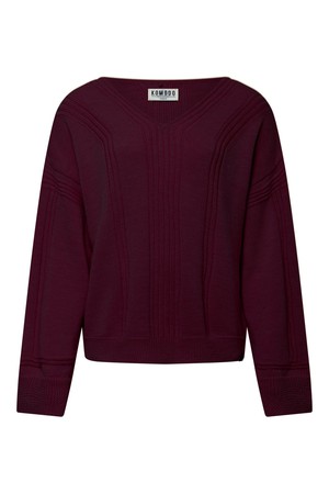 ANYA  Fine Merino Wool Jumper - Walnut from KOMODO