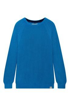 SERGIO - Womens Organic Cotton Jumper French Blue via KOMODO