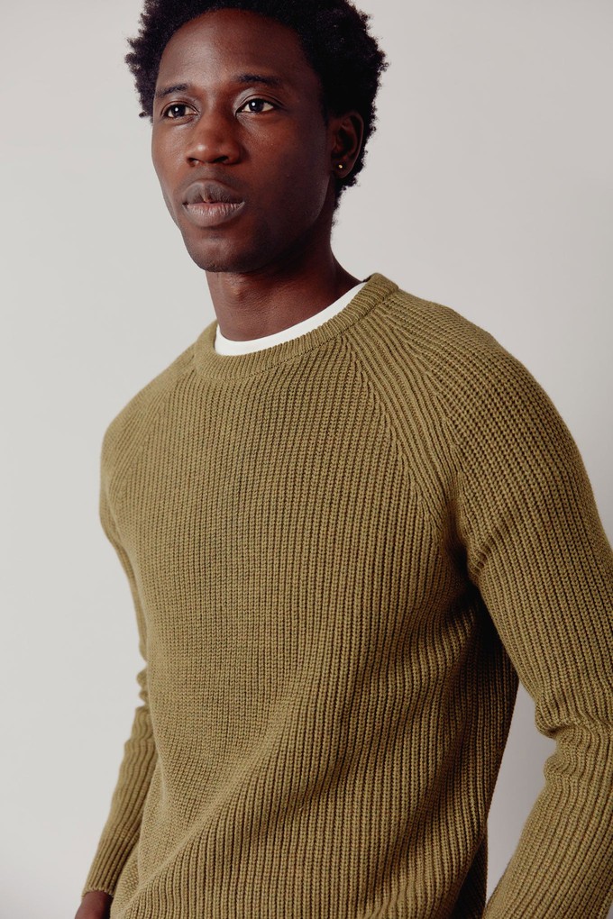 SERGIO - Organic Cotton Jumper Khaki from KOMODO