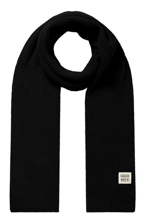 LONDON - GOTS Organic Cotton Scarf Black from KOMODO