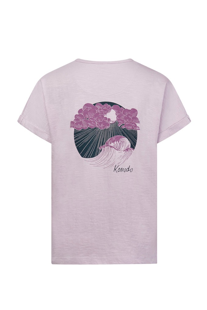 SURF Tee GOTS Organic Cotton - Pink Lavender from KOMODO