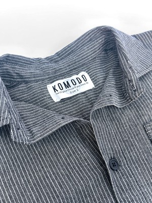 JUDE SHIRT - Monochrome Stripe from KOMODO