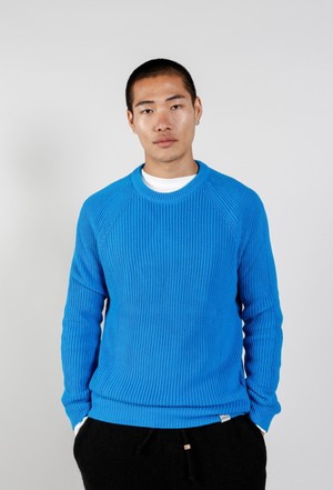 SERGIO - Organic Cotton Jumper French Blue from KOMODO