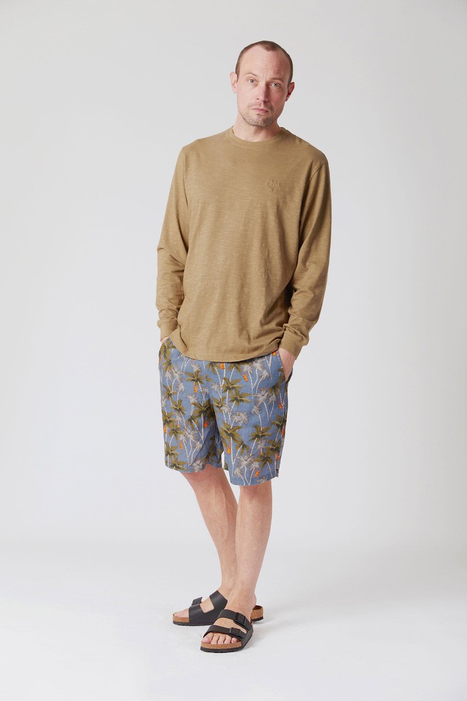 JERRY- Organic Linen Shorts China Blue from KOMODO