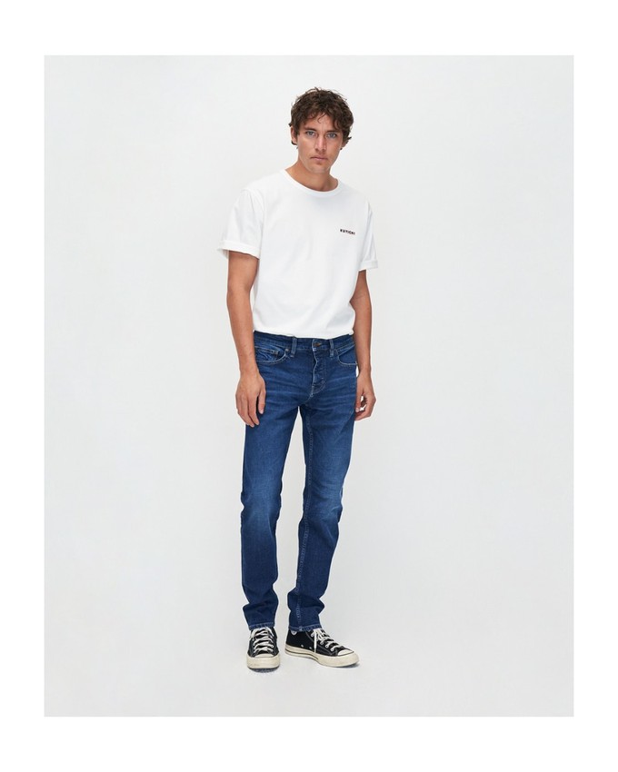 Jim Regular Slim Fit Jeans Faded Indigoblau from Kuyichi