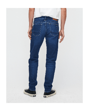 Jim Regular Slim Fit Jeans Faded Indigoblau from Kuyichi