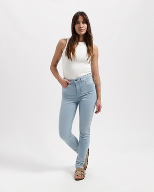 Carey High Rise Skinny Sky Blue from Kuyichi