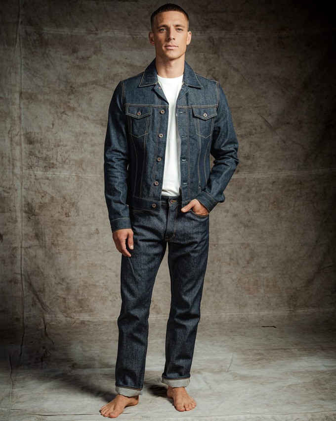 Scott Regular Fit Jeans Dry Denim Selvedge Recycled from Kuyichi