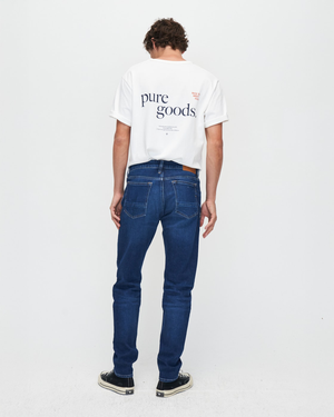 Jim Regular Slim Fit Jeans Faded Indigoblau from Kuyichi