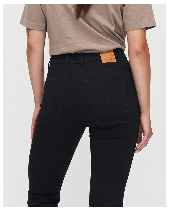 Lisette Flare Jeans Forever Black from Kuyichi