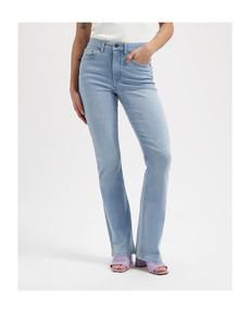 Zoe High Rise Bootcut Sky Blue via Kuyichi