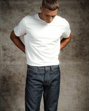 Scott Regular Fit Jeans Dry Denim Selvedge Recycled from Kuyichi