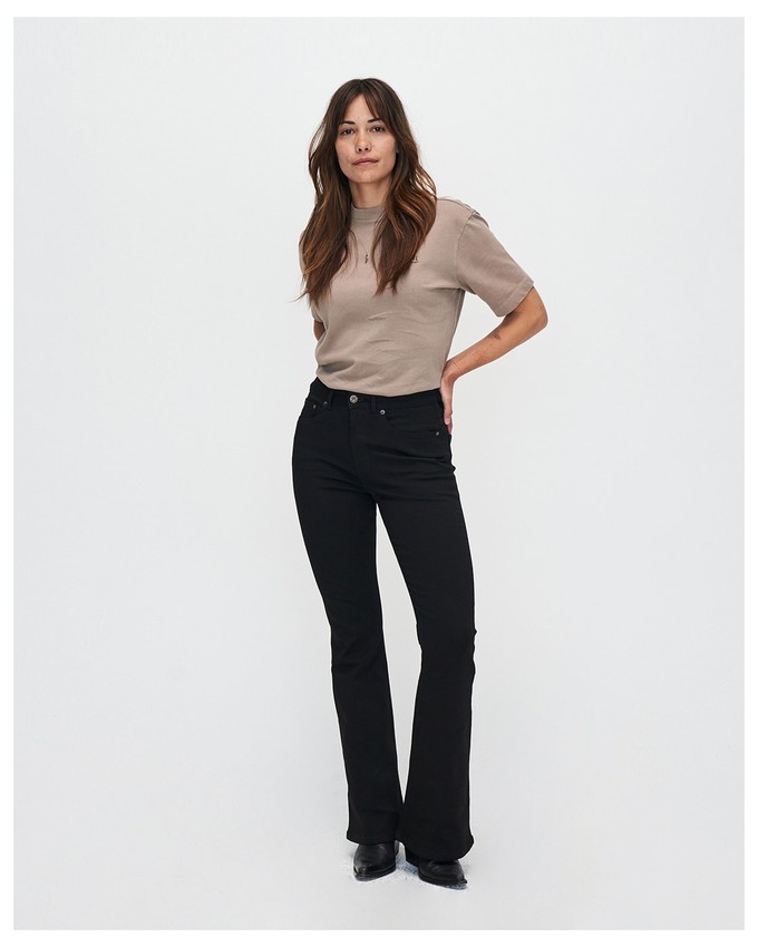 Lisette Flare Jeans Forever Black from Kuyichi