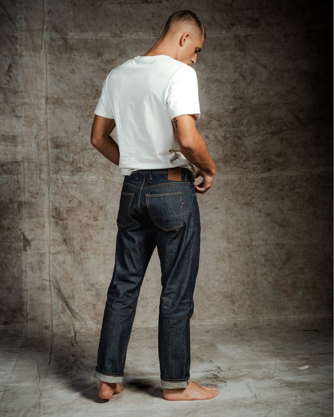 Scott Regular Fit Jeans Dry Denim Selvedge Recycled from Kuyichi