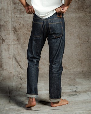 Scott Regular Fit Jeans Dry Denim Selvedge Recycled from Kuyichi