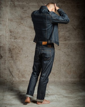 Scott Regular Fit Jeans Dry Denim Selvedge Recycled from Kuyichi