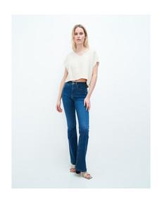 Lisette Flare Jeans Blassblau via Kuyichi