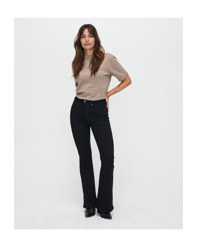 Lisette Flare Jeans Forever Black from Kuyichi