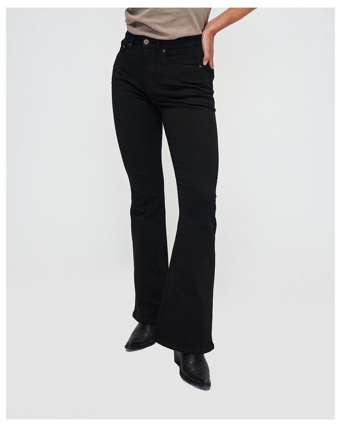 Lisette Flare Jeans Forever Black from Kuyichi