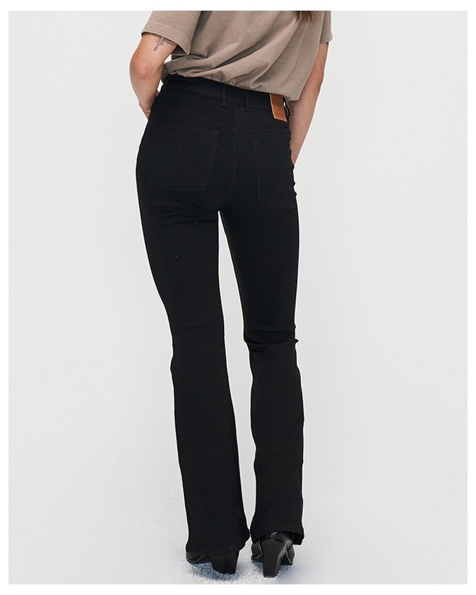 Lisette Flare Jeans Forever Black from Kuyichi