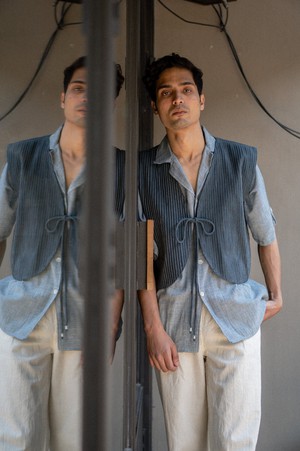 Effortless Edit Tie-up Vest from Lafaani