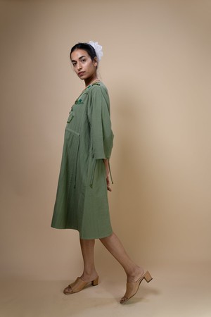 Meadows Ruched Dress from Lafaani