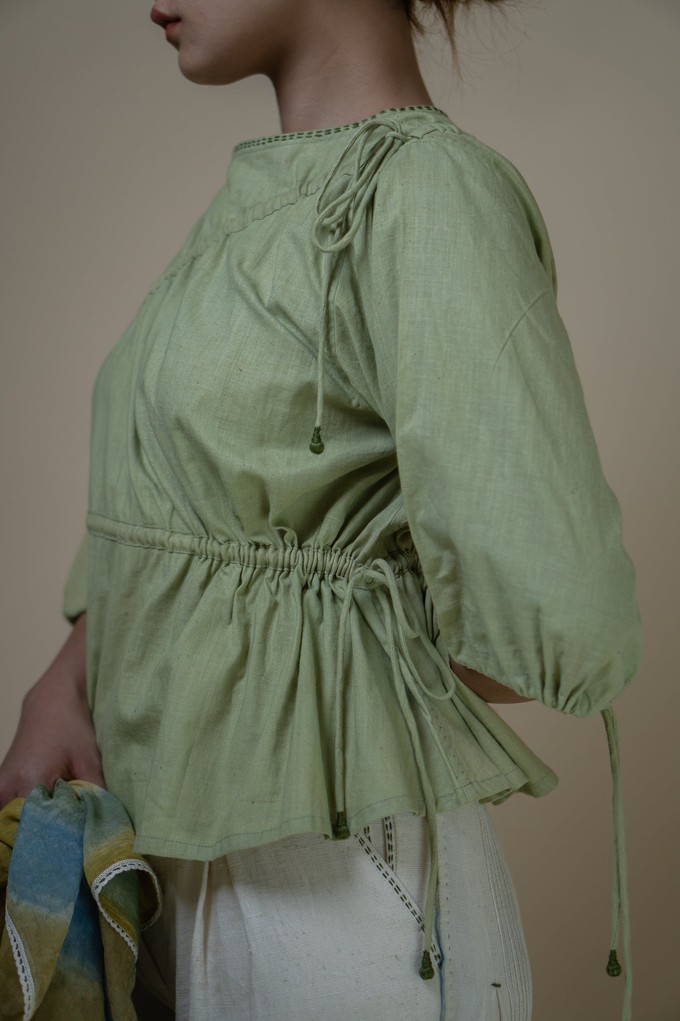 Meadows Ruched Blouse from Lafaani