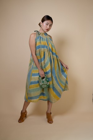 Meadows Hand Painted Dress from Lafaani