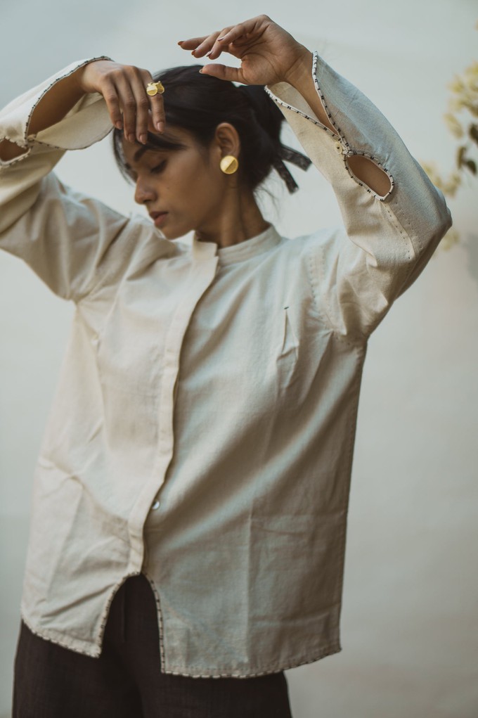 Sonder Mandarin Collar Blouse from Lafaani