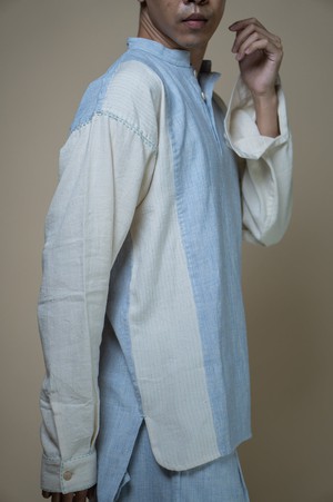 Meadows Panelled Shirt from Lafaani