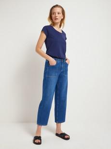 Relaxed Jeans mit aufgesetzten Taschen (GOTS) via LANIUS