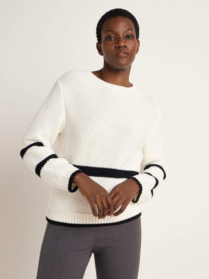 Blockstreifen Pullover (GOTS) from LANIUS