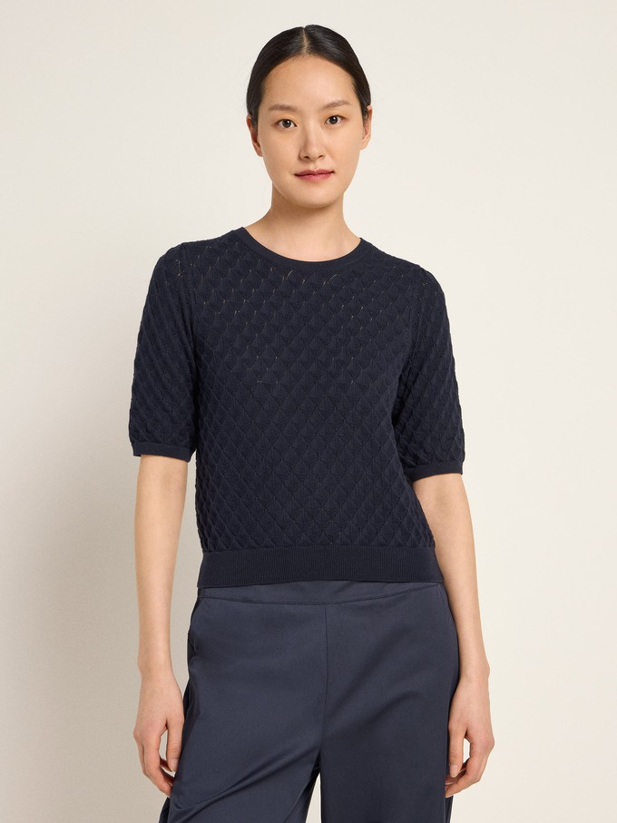 short-sleeved sweater (GOTS) from LANIUS