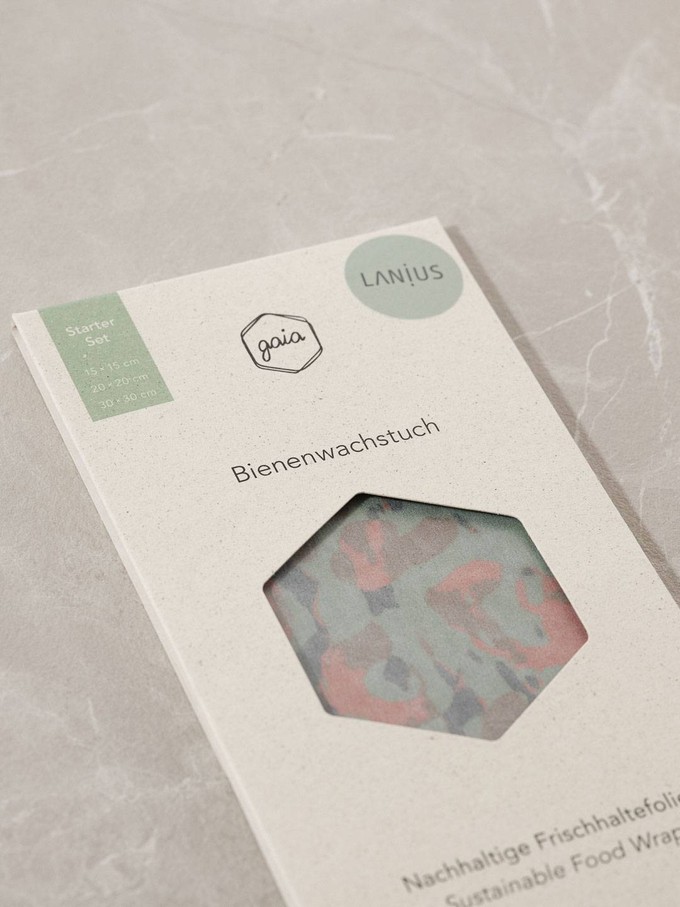 Bio Bienenwachstücher Starter Set (S/M/L) from LANIUS