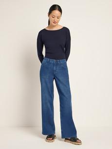 Relaxed Jeans mit aufgesetzten Taschen (GOTS) via LANIUS