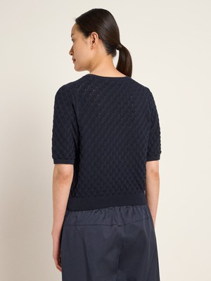 short-sleeved sweater (GOTS) from LANIUS