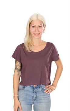 Fairwear Ecovero Basic Shirt Women Mulberry via Life-Tree