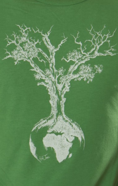 Fairwear Bambus Shirt Leaf Green Men Weltenbaum from Life-Tree